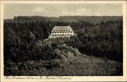 Ak Meschede im Sauerland, Haus Dortmund, Wander- und Ferienheim