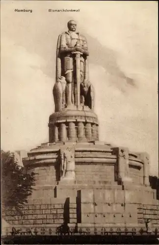 Ak Hamburg Neustadt, Bismarckdenkmal