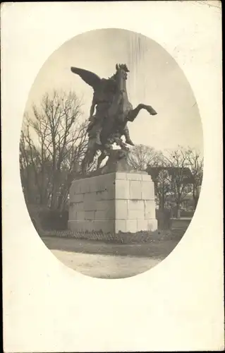 Foto Ak Hamburg Harburg, Denkmal