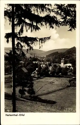 Ak Hellenthal in der Eifel, Blick auf den Ort
