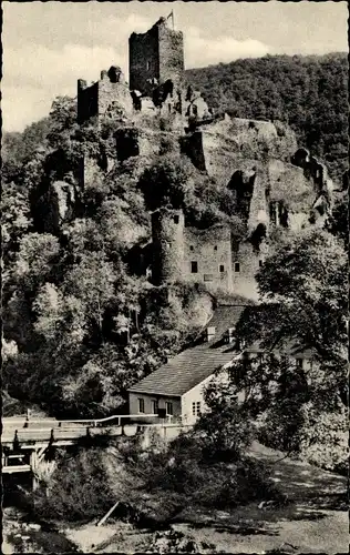 Ak Manderscheid in der Eifel, Niederburg