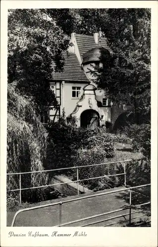 Ak Linz am Rhein, Pension Nussbaum, Hammer Mühle, Brücke