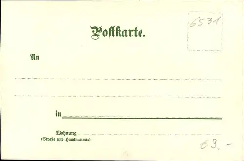 Künstler Litho Pfaff, C., Trechtingshausen am Rhein, Blick auf das Schloss Rheinstein