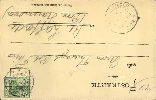 Ak Lutherstadt Eisenach in Thüringen, Burschenschafdenkmal