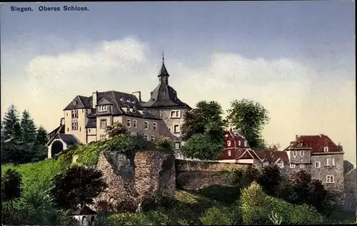 Ak Siegen in Westfalen, Oberes Schloss