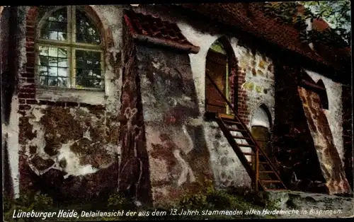 Ak Bispingen in der Lüneburger Heide, Heidekirche, Detailansicht