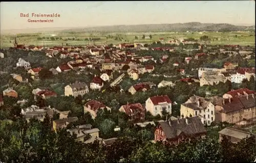 Ak Bad Freienwalde an der Oder, Gesamtansicht