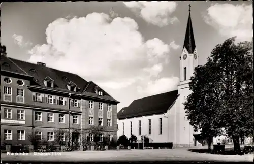 Ak Simbach am Inn Niederbayern, Pfarrkirche