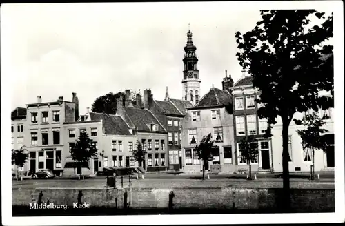 Ak Middelburg Zeeland Niederlande, Kade