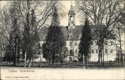 Ak Elsterwerda in Brandenburg, Schloss