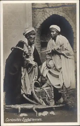 Ak Ägypten, Curiosites Egyptiennes, Händler