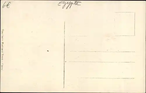 Ak Ägypten, Curiosites Egyptiennes, Händler