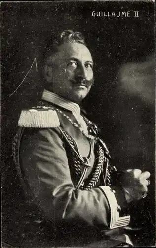 Ak Kaiser Wilhelm II., Portrait in Uniform