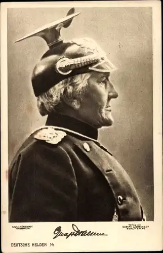 Ak Generalfeldmarschall Gottlieb von Haeseler, Deutsche Helden 14