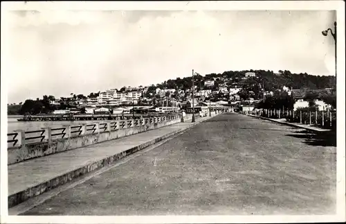 Ak Fort de France Martinique, Le Boulevard Maritime