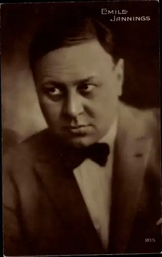 Ak Schauspieler Emil Jannings, Emile Jannings, Portrait