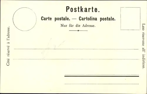 Ak Helvetia, Schweizer Fahne, Allegorie