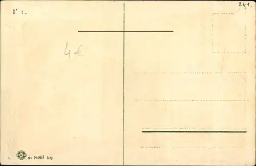 Präge Ak Großbritannien, Angleterre, Landesflagge