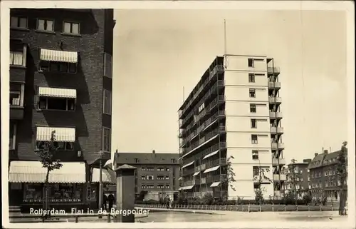 Ak Rotterdam Südholland Niederlande, Flat in de Bergpolder