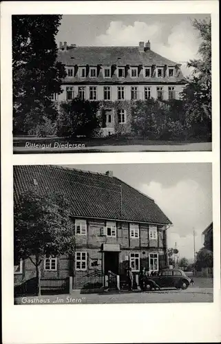 Ak Diedersen Coppenbrügge in Niedersachsen, Rittergut Diedersen, Gasthaus im Stern