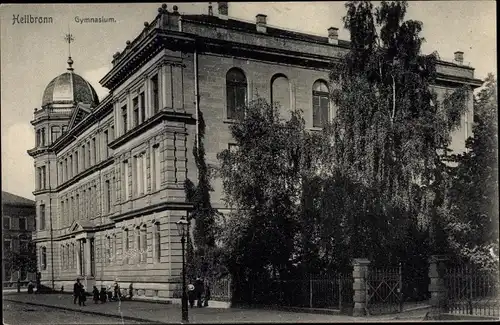 Ak Heilbronn am Neckar, Gymnasium