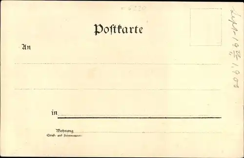 Litho Assmannshausen Rüdesheim am Rhein, National Denkmal, Schloss Rheinstein