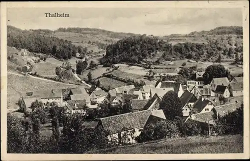 Ak Thalheim Happurg in Mittelfranken, Blick auf den Ort