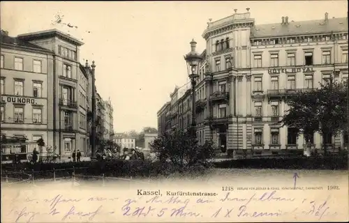 Ak Kassel in Hessen, Kurfürstenstraße, Hotel Royal, Hotel du Nord