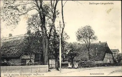 Ak Hamburg Eimsbüttel Stellingen Langenfelde, Schmiedestraße