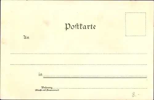 Litho Bad Ems an der Lahn, Malbergbahn, Kursaal, Kurbrücke, Ems von der Kaiserbrücke