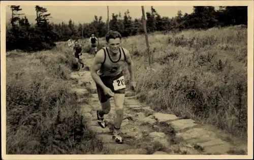 Foto Schierke Wernigerode im Harz, Wettläufer im Gelände