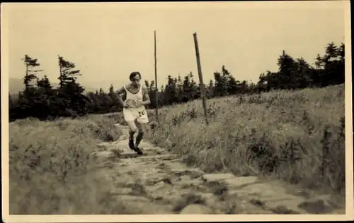 Foto Schierke Wernigerode im Harz, Wettläufer im Gelände