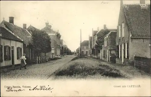 Ak Sprang Capelle Nordbrabant Niederlande, Straßenpartie