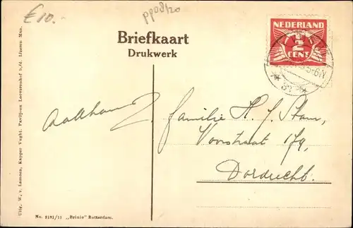 Ak Vught Nordbrabant, Gemeentehuis