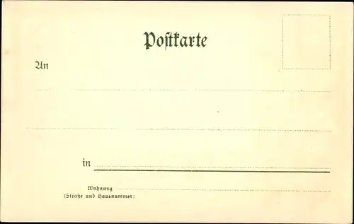 Passepartout Ak Hamburg Mitte St. Georg, Langereihe, Straßenbahn