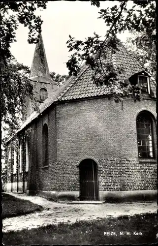 Ak Peize Drenthe Niederlande, N. H. Kerk