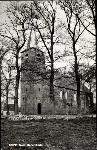 Ak Peize Drenthe Niederlande, Ned. Herv. Kerk