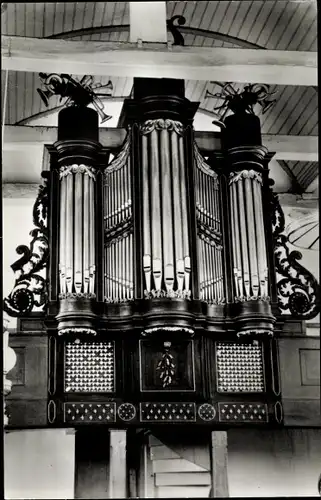 Ak Kolderveen Meppel Drenthe Niederlande, Ned. Herv. Kewrk, Orgel