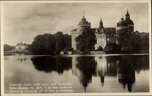 Ak Mariefred Schweden, Schloss Gripsholm