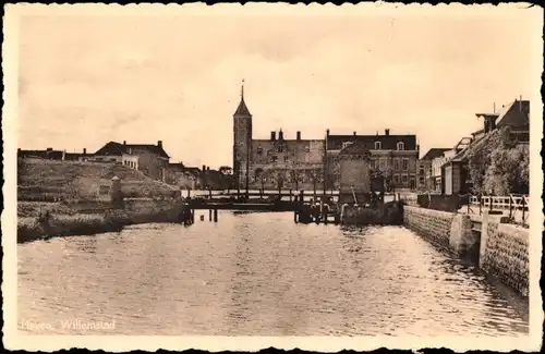 Ak Willemstad Nordbrabant Niederlande, Haven