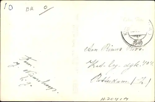 Ak Klundert Nordbrabant, Verlaat, Ruderboot, Kirche