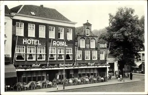 Ak 's Hertogenbosch Nordbrabant Niederlande, Hotel-Cafe-Restaurant Royal, Visstraat