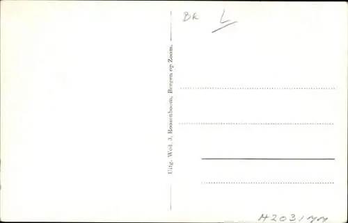 Ak Bergen op Zoom Nordbrabant Niederlande, Lievevrouwenstraat, Tor