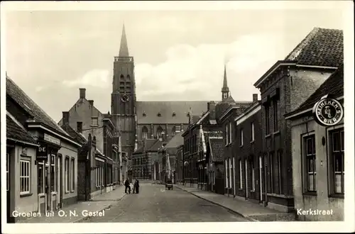 Ak Oud Gastel Nordbrabant Niederlande, Kerkstraat
