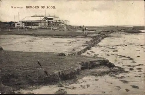 Ak Bergen op Zoom Nordbrabant Niederlande, Kurhaus, Strand