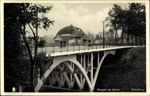 Ak Bergen op Zoom Nordbrabant Niederlande, Zoombrug