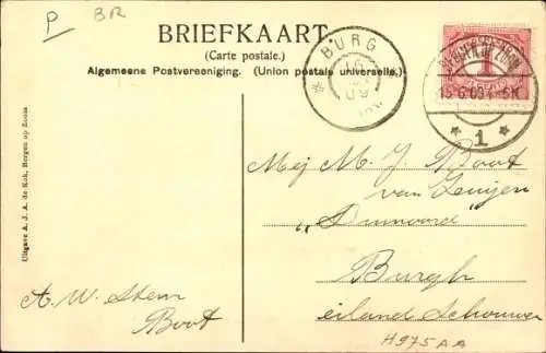 Ak Bergen op Zoom Nordbrabant Niederlande, Groote Societeit