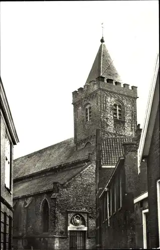 Ak Muiden Nordholland Niederlande, Ned. Herv. Kerk