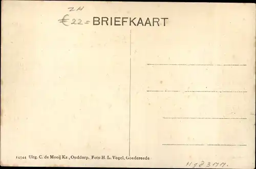 Ak Ouddorp Südholland, Langs Klaarbeek