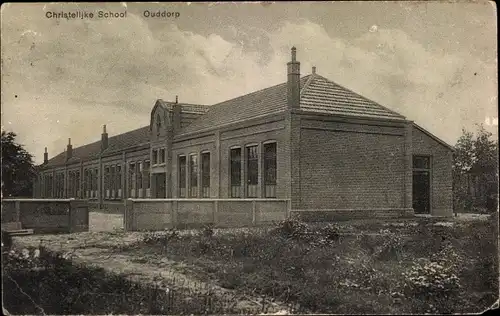 Ak Ouddorp Südholland, Christelijke School